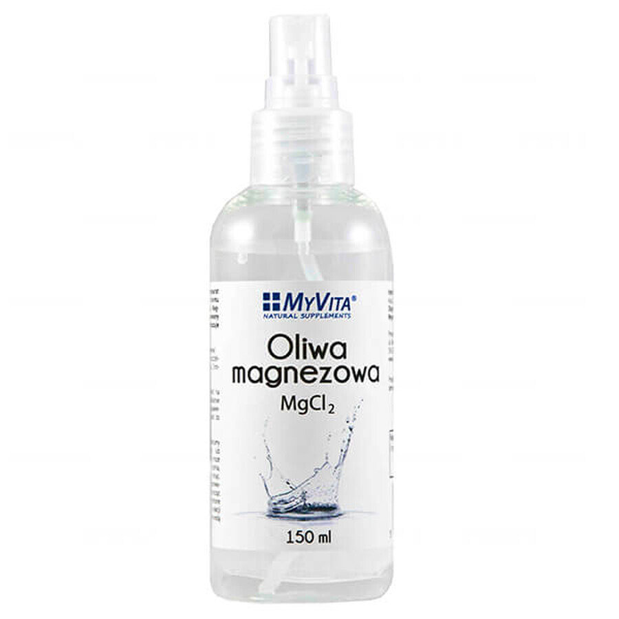 Olio di Magnesio MyVita, Integratore Naturale, 150 ml