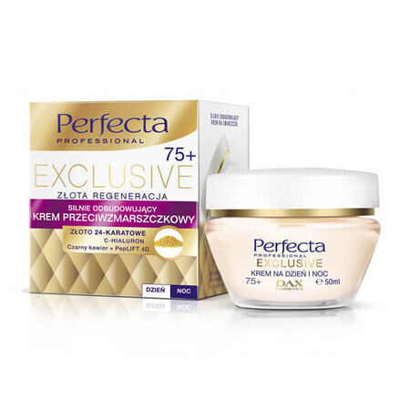 Perfecta Exclusieve, sterk regenererende antirimpelcrème voor dag en nacht 75+, 50 ml