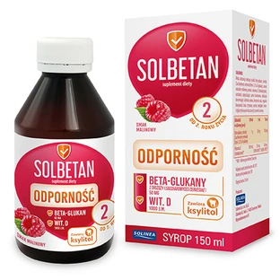 Solbetan Immunity, siroop, voor kinderen vanaf 2 jaar, frambozensmaak, 150 ml