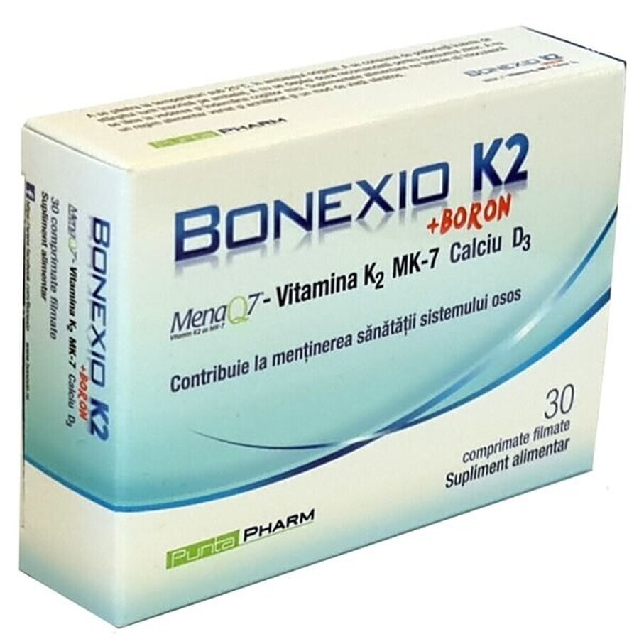 Bonexio K2 + Boron voor botreconstructie, 30 tabletten, Health Advisors