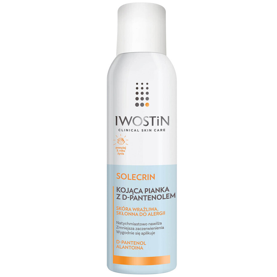 Iwostin Solecrin, mousse apaisante au D-panthénol, 150 ml