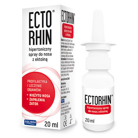 Ectorhin, hypertone neusspray met ectoïne, 20 ml