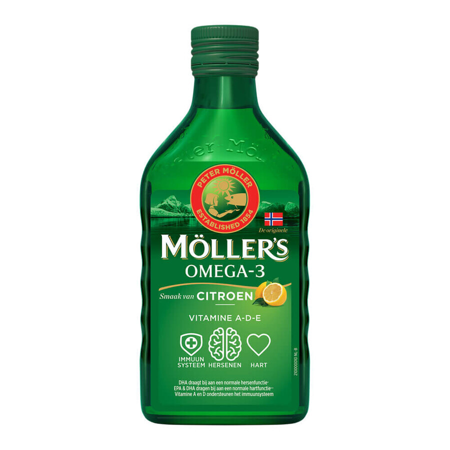 Moller's Norwegian Dietary Food, over 3 years, lemon flavor, 250 ml