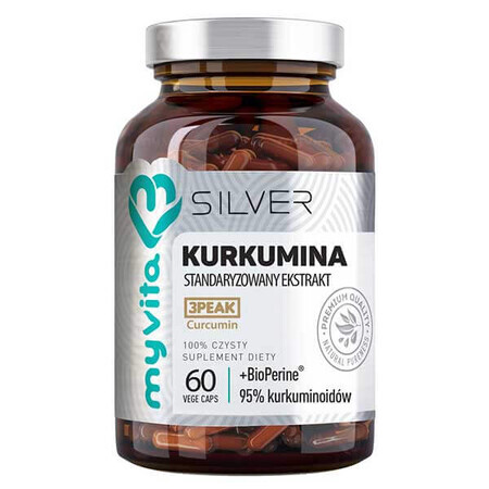 MyVita Silver Curcumine, gestandaardiseerd extract, 60 capsules