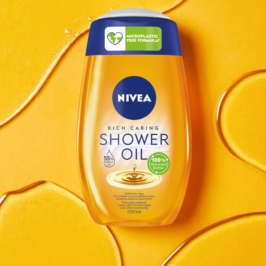 Nivea Ricco Cura Olio Doccia, 200ml