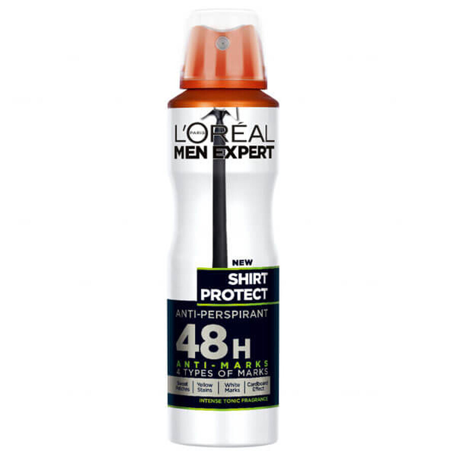 L&#39;Oréal Men Expert, Shirt Protect, anti-transpirant spray, 150 ml