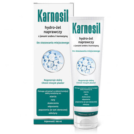 Karnosil herstellende hydrogel, met zilverionen en carnosine, 100 ml