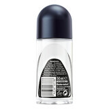 Nivea Men Black & White Invisible, antiperspirant roll-on pentru bărbați, 48h, Fresh, 50 ml