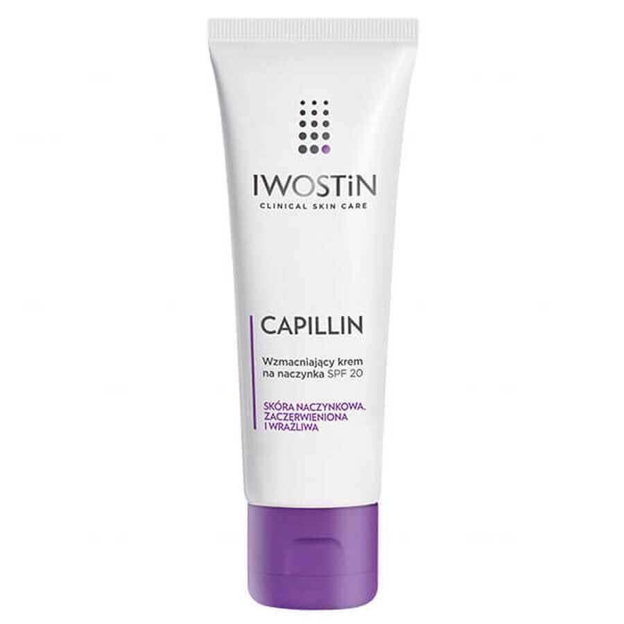 Iwostin Capillin, crema fortalecedora capilar, FPS 20, 40 ml