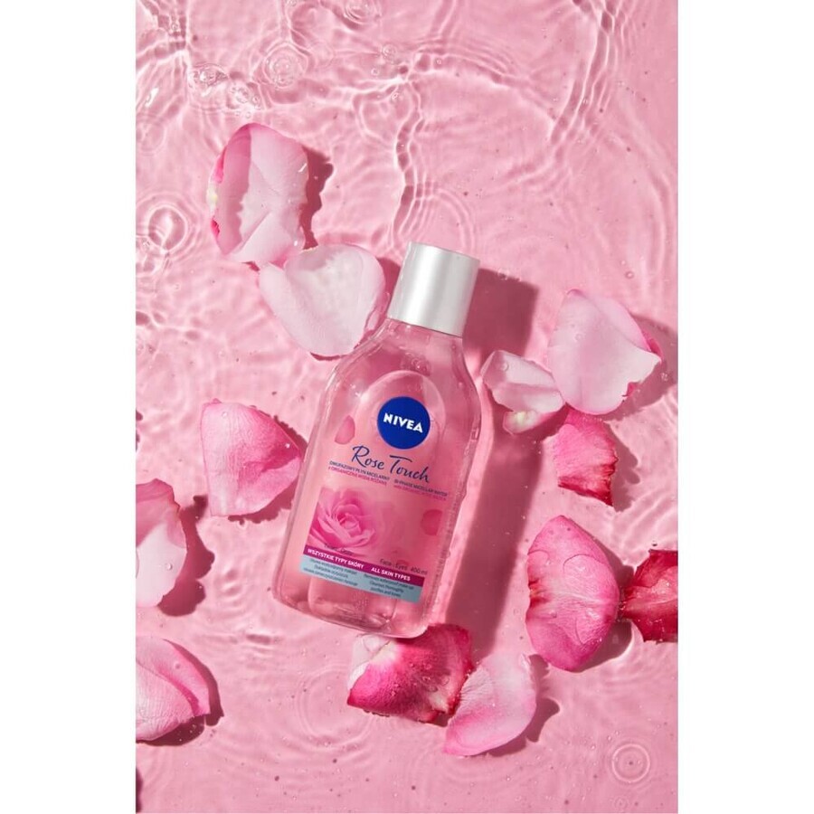 Nivea Rose Touch, tweefasige micellaire vloeistof met biologisch rozenwater, 400 ml