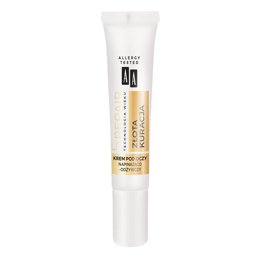 AA Age Technology 5Repair 60+ Golden Treatment straffende und revitalisierende Augencreme, 15 ml - Langfristig gültig!