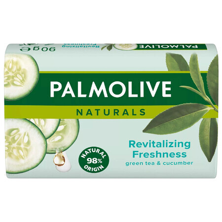 Palmolive Naturals, stuk zeep, groene thee en komkommer, 90 g