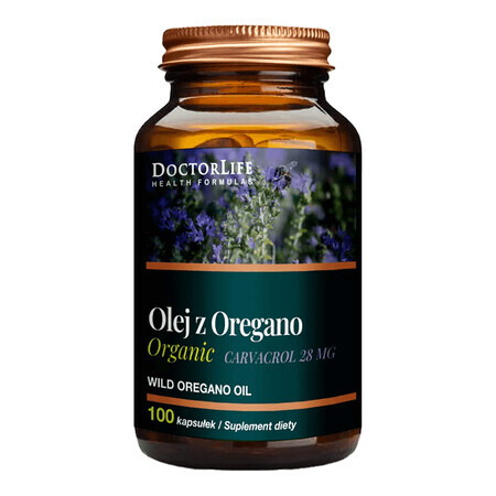 Doctor Life Oregano-olie, 100 capsules