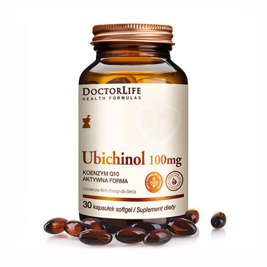 Vita del Dottore Ubichinolo Coenzima Q10 Forma Attiva 100mg, 30 Capsule