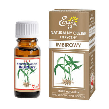 Etja, ulei esențial natural de ghimbir, 10 ml