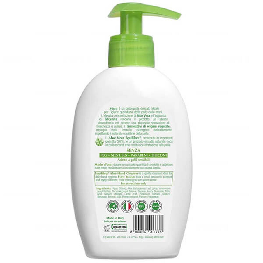 Equilibra Aloe, milde handwasgel, aloë, 300 ml