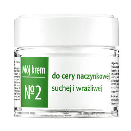 Fitomed Moje Creme Nr. 02, Creme für vaskuläre, trockene und empfindliche Haut, 55 g