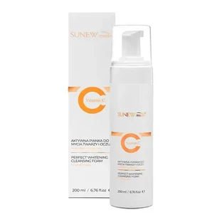 SunewMed+ Vitamine C, actief schuim voor het wassen van gezicht en ogen, 200 ml