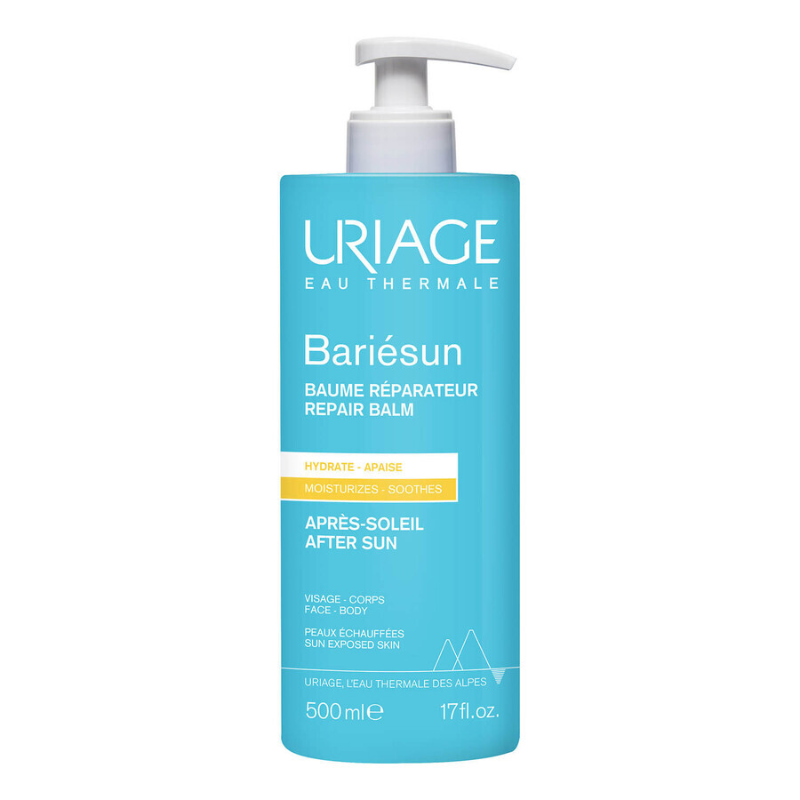 Uriage Bariesun, loción regeneradora para después del sol, 500 ml