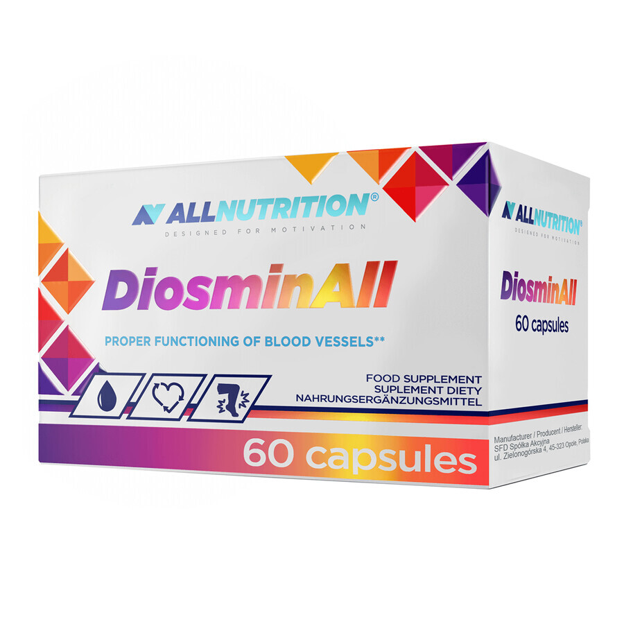 Allnutrition DiosminAll, diosmin + hesperidine, 60 capsules