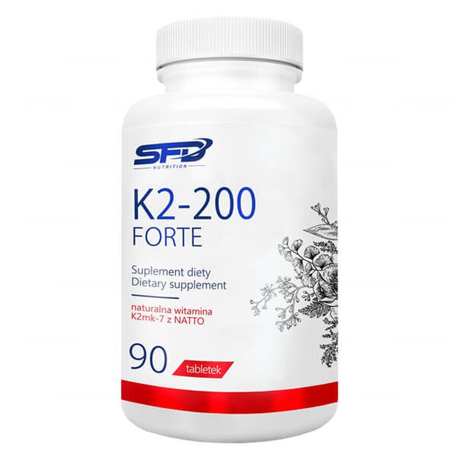 SFD K2-200 Forte, vitamine K 200 µg, 90 tabletten