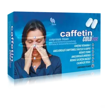Caffetin Cold Plus, 10 film-coated tablets, Alkaloid
