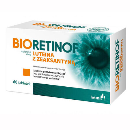 Bioretinof met luteïne en zeaxanthine, 60 tabletten