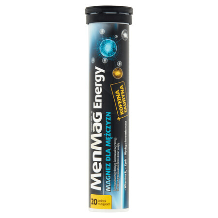 MenMag Energy, 20 comprimate efervescente