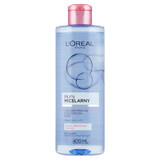 L'Oreal, Micellar lotion, sensitive and dry skin, 400 ml