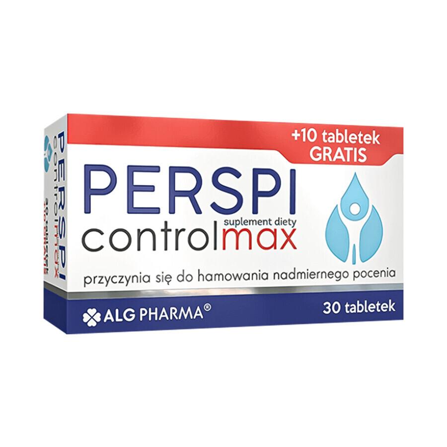 Perspi Control Max, 30 tabletten + 10 gratis tabletten