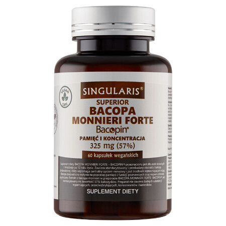 Singularis Superior Bacopa Monnieri Forte, 60 veganistische capsules