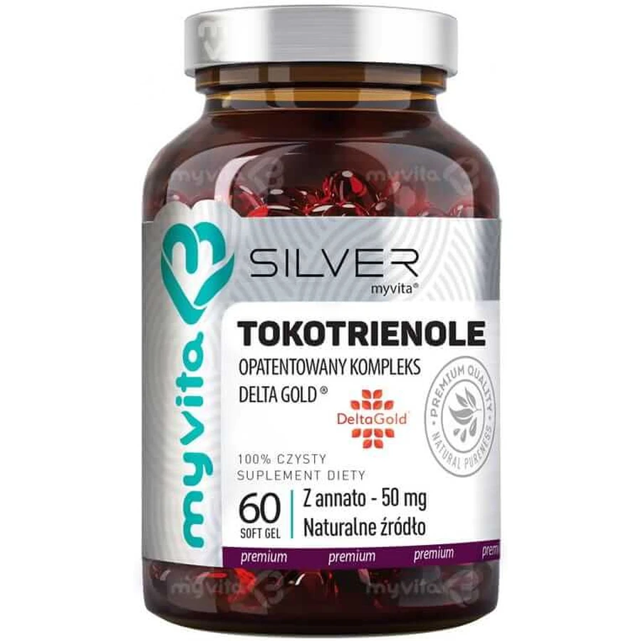 MyVita Silver Tocotrienols DeltaGold, 60 capsules