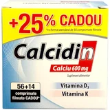 Calcidin 600 mg, 56 + 14 tablets, Zdrovit