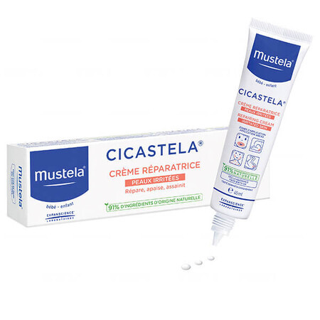 Mustela Cicastela, regenererende crème vanaf de 1e levensdag, 40 ml