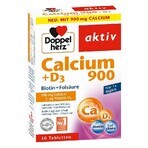 Calcium 900 mg + D3 + Biotine + Foliumzuur, 30 tabletten, Doppelherz