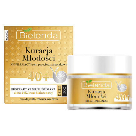 Bielenda Youth Treatment, Anti-wrinkle moisturizing cream 40+, day and night, 50 ml