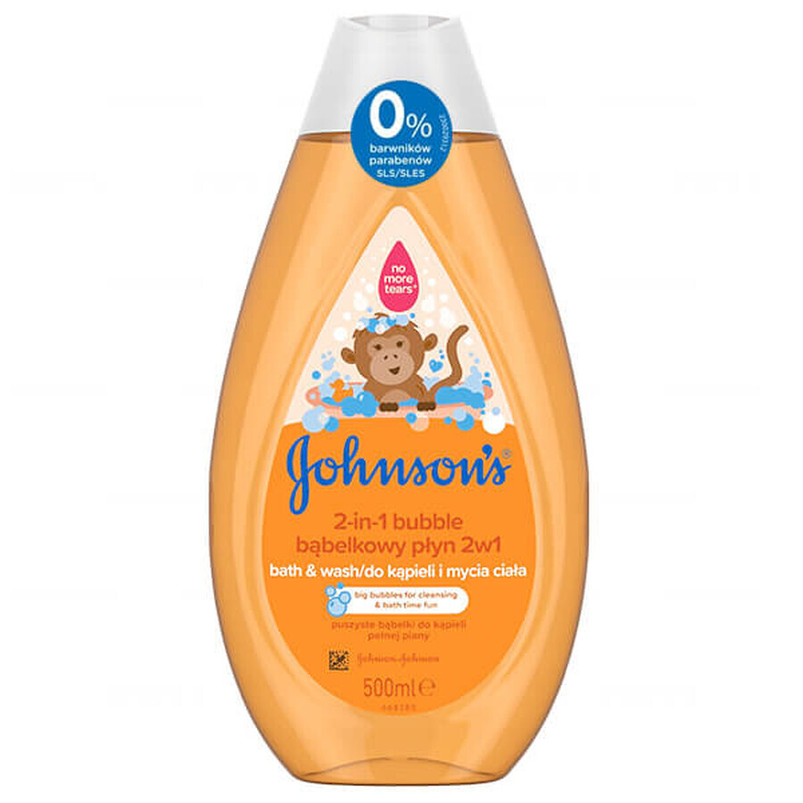 Johnson's Baby 2-in-1 Foaming Bath and Body Wash, 500ml