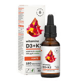 Aura Herbals Vitamine D3 4000 IU + K2 100 µg Forte, gouttes, 30 ml