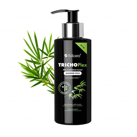 Silcare Trichoplex Peel & Refresh Scalp, gommage au bambou pour le cuir chevelu, 250 ml