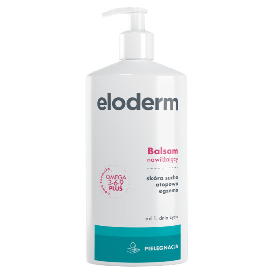 Eloderm, lait corporel, hydratant, dès le premier jour, 400 ml