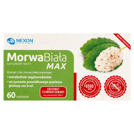 Witte Moerbei Max, 60 tabletten