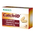 Calcivid, 30 film-coated tablets, Beres Pharmaceuticals Co