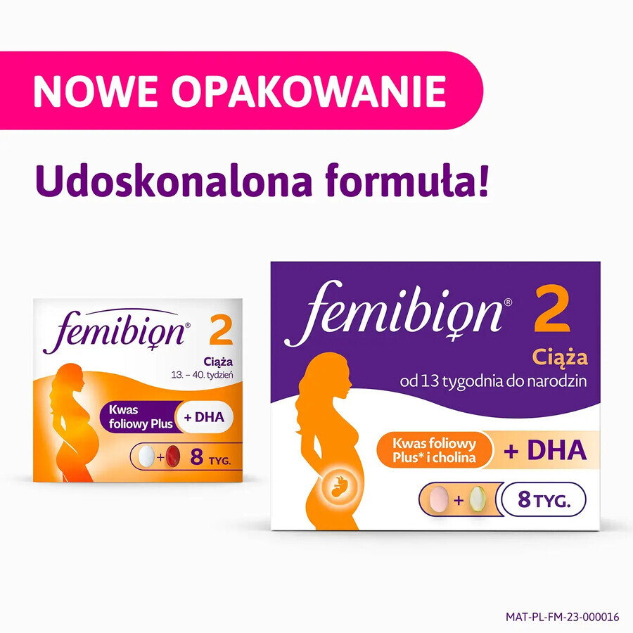 Femibion 2 Pregnancy, 56 tablets + 56 capsules