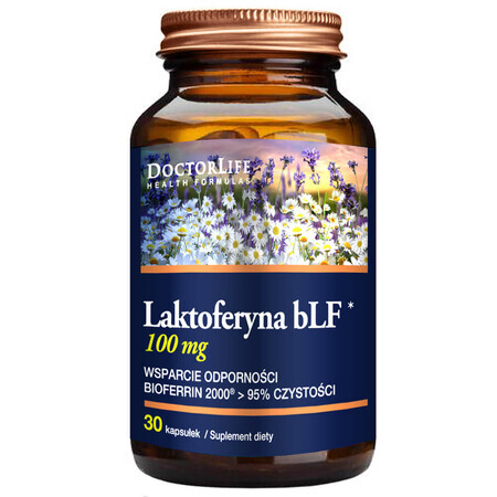 LebensWichtig Laktoferrin 100mg, Immunsystem stärken - 30 Kapseln