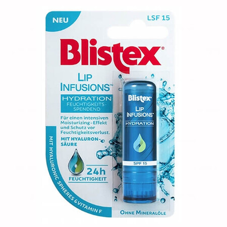 Blistex Hydration, baume à lèvres, SPF 15, 3,7 g