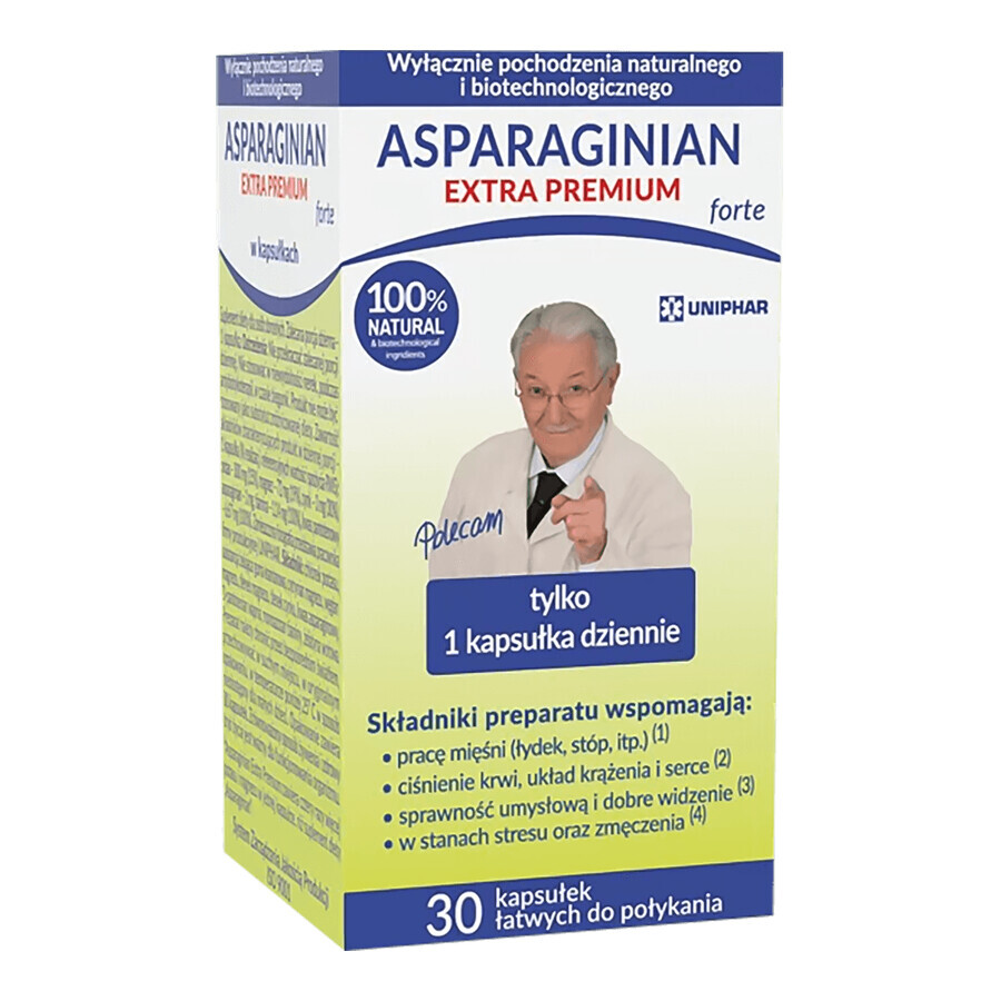 Aspartaat Extra Premium Forte, 30 capsules