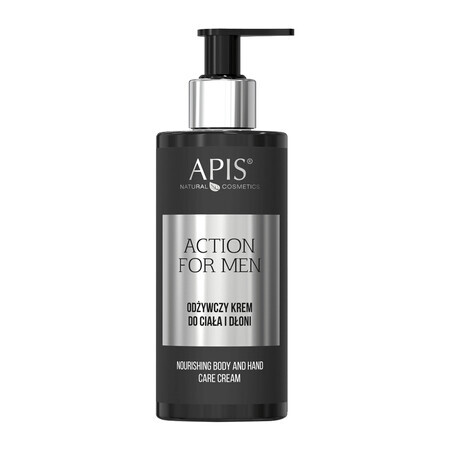 Apis Action for Men, voedende lichaams- en handcrème, 300 ml