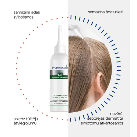 Pharmaceris DS Octopirox DS Scalp Tonicum, reducerea descuamării și a roșeaței, 100 ml