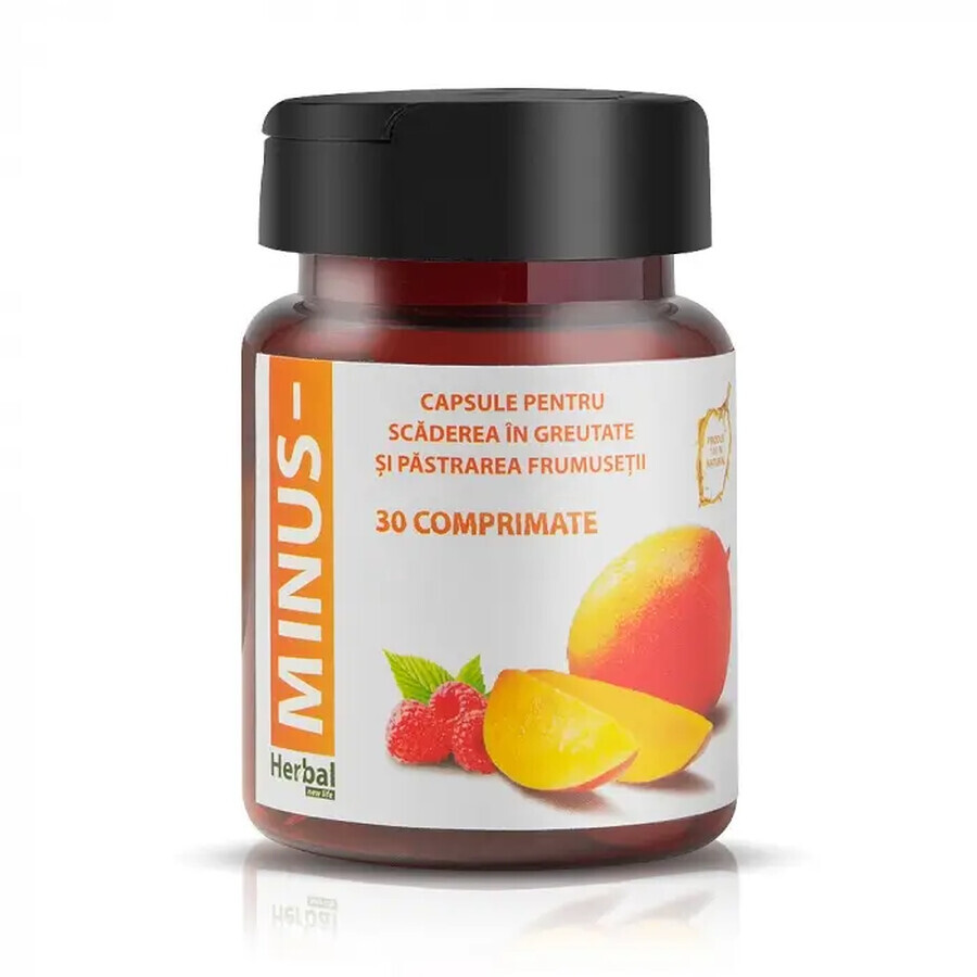 Minus capsule dimagranti, 30 compresse, Herbal New Life