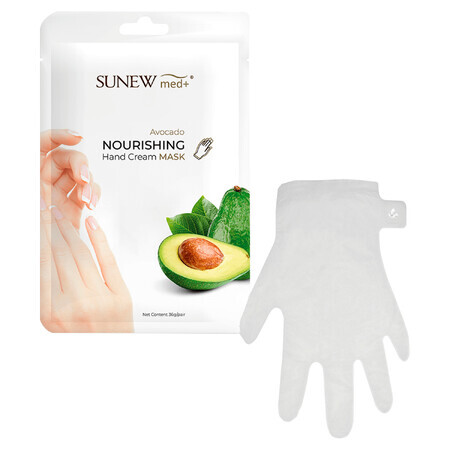 SunewMed+, voedend handmasker, avocado, handschoenen, 36 g